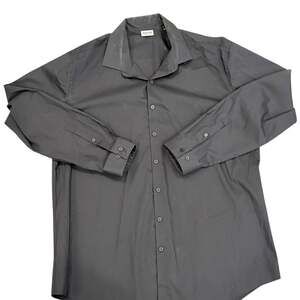 Kenneth Cole Reaction Men's Slim Fit Long Sleeve Button Down 17.5 34/35
